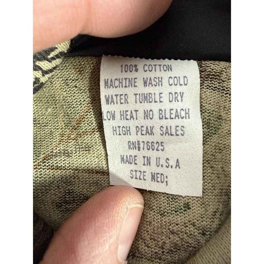 Sasquatch Vintage Camo Advantage Long Sleeve Turtleneck Men's Medium Brown